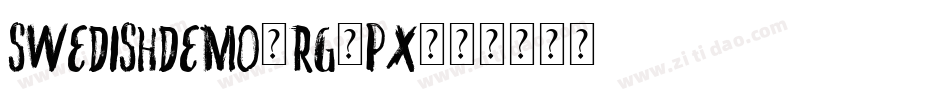 Swedishdemo-rg3Px字体转换