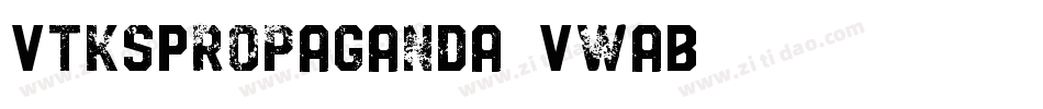 VtksPropaganda-VwaB字体转换