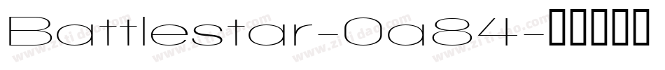 Battlestar-0a84字体转换