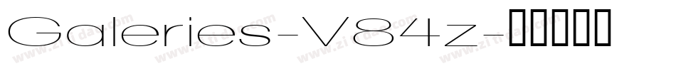 Galeries-V84z字体转换