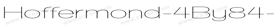Hoffermond-4By84字体转换