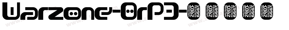 Warzone-OrP3字体转换
