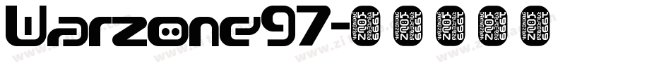 Warzone97字体转换