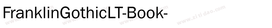 FranklinGothicLT-Book字体转换