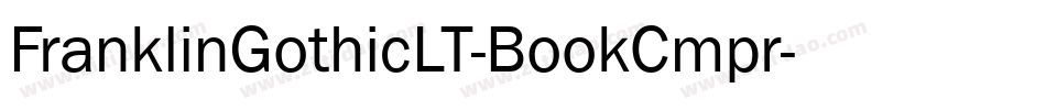 FranklinGothicLT-BookCmpr字体转换