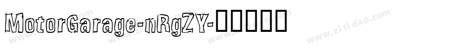 MotorGarage-nRgZY字体转换