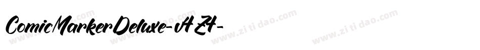 ComicMarkerDeluxe-v4Z4字体转换