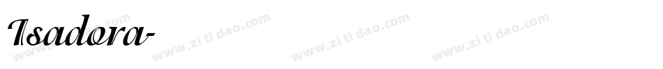 Isadora字体转换