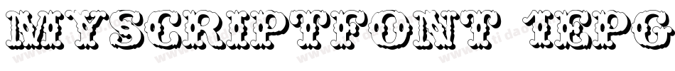 Myscriptfont-1Epg字体转换