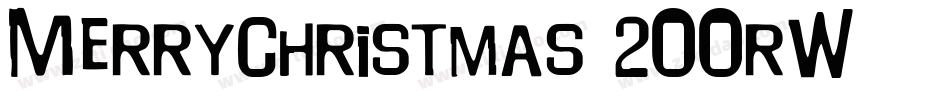 MerryChristmas-2OOrW字体转换