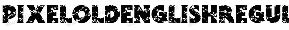 PixeloldenglishRegular-08XP字体转换