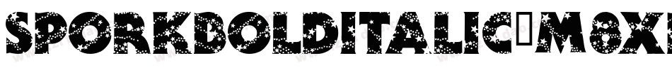 Sporkbolditalic-M8Xp字体转换