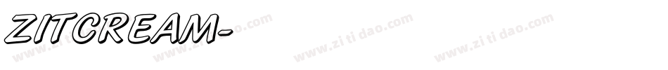 ZITCREAM字体转换