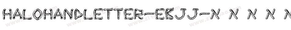 Halohandletter-EBjj字体转换