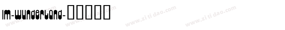 Im-Wunderland字体转换
