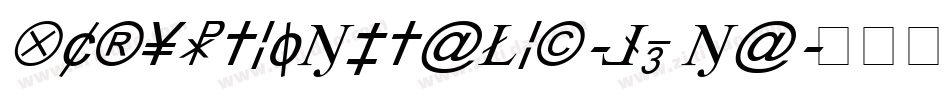 XCryptionItalic-J3na字体转换 XCryptionItalic-J3na字体转换