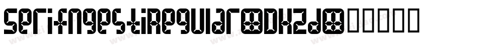 SerifNgestiRegular-DKZd字体转换