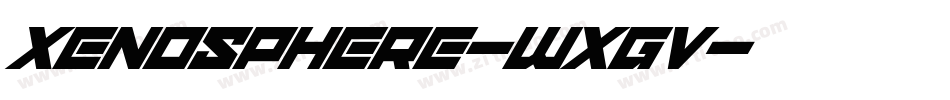 Xenosphere-WXgv字体转换