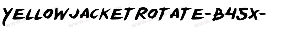 YellowjacketRotate-B45x字体转换