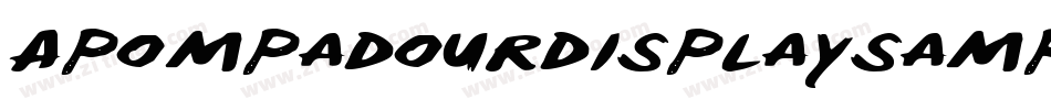 Apompadourdisplaysample-mBeG字体转换