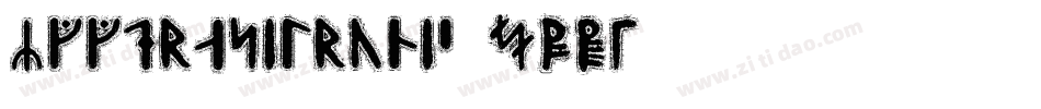 YggdrasilRunic-z791字体转换