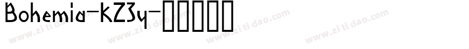 Bohemia-KZ3y字体转换