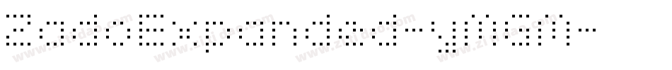 ZadoExpanded-yMGM字体转换
