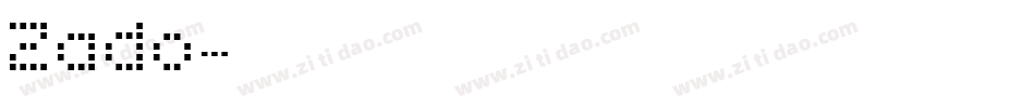 Zado字体转换