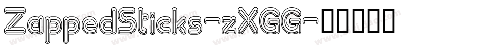 ZappedSticks-zXGG字体转换