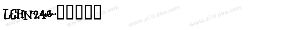 LEHN246字体转换