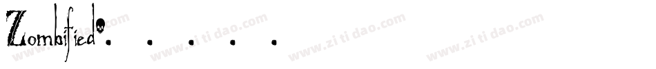 Zombified字体转换