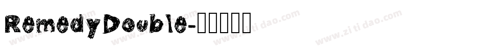 RemedyDouble字体转换