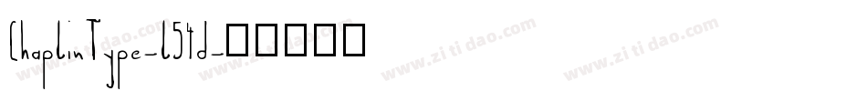 ChaplinType-l54d字体转换