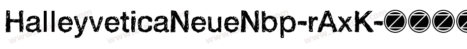 HalleyveticaNeueNbp-rAxK字体转换