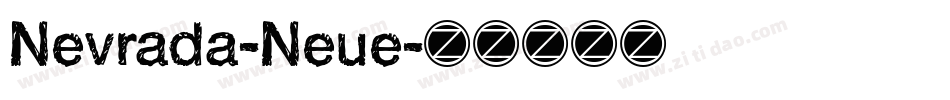 Nevrada-Neue字体转换