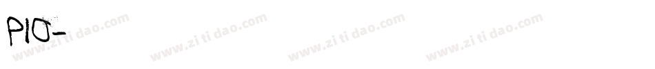 Pio字体转换