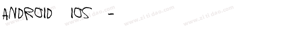 android设置ios字库字体转换