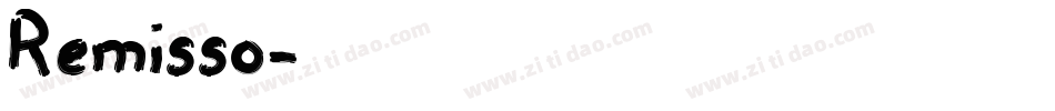Remisso字体转换