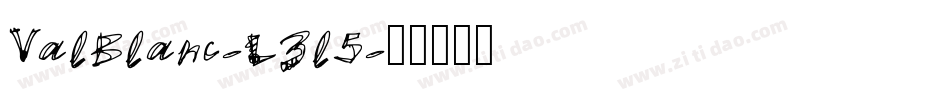 ValBlanc-L3l5字体转换