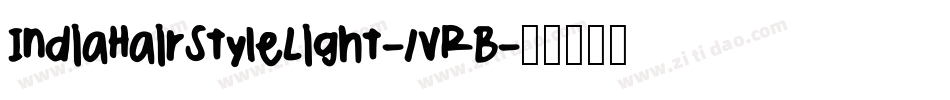 IndiaHairStyleLight-1VRB字体转换