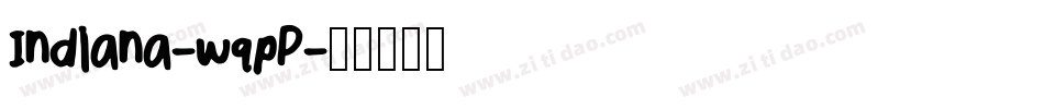 Indiana-wqpP字体转换
