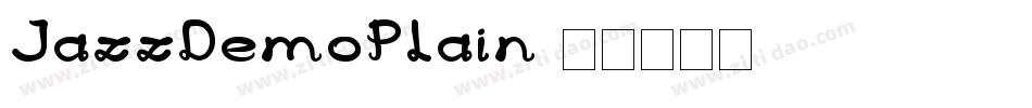 JazzDemoPlain字体转换