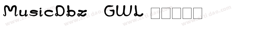 MusicDbz-1GWL字体转换