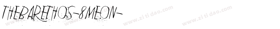TheBarethos-8MeOn字体转换