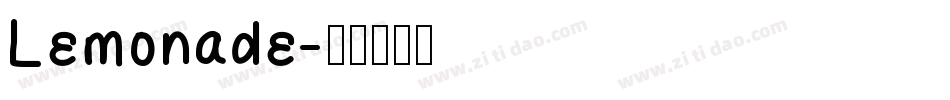 Lemonade字体转换