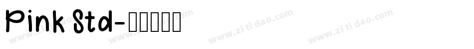 PinkStd字体转换