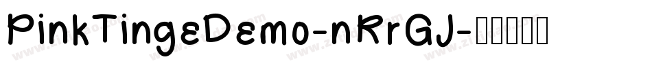 PinkTingeDemo-nRrGJ字体转换