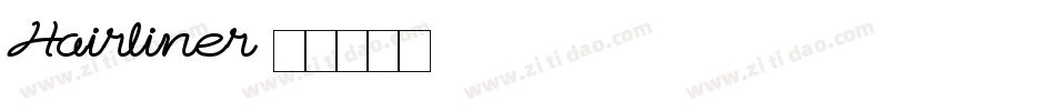Hairliner字体转换