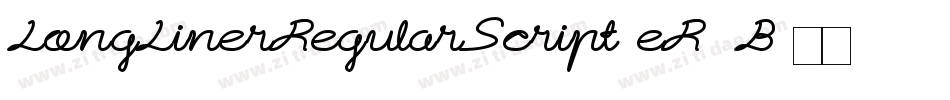 LongLinerRegularScript-eR4B字体转换