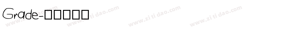 Grade字体转换